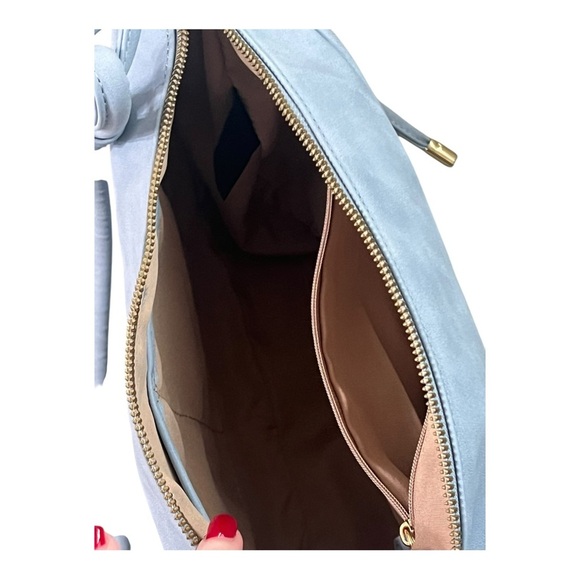 NWT Nanette Lapore Crossbody Sling Bag SOFT Vegan Suede - Picture 3 of 4